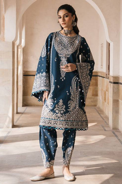 Jazmin | Shahkaar Luxury Lawn 24 | SL24-D5 - Pakistani Designer Dress - by Jazmin | Type: Luxury - 100% Original at Saira Sultan