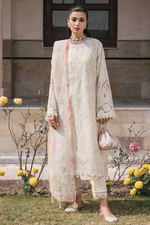 Jazmin | Shahkaar Luxury Lawn 24 | SL24-D7 - Pakistani Designer Dress - by Jazmin | Type: Luxury - 100% Original at Saira Sultan