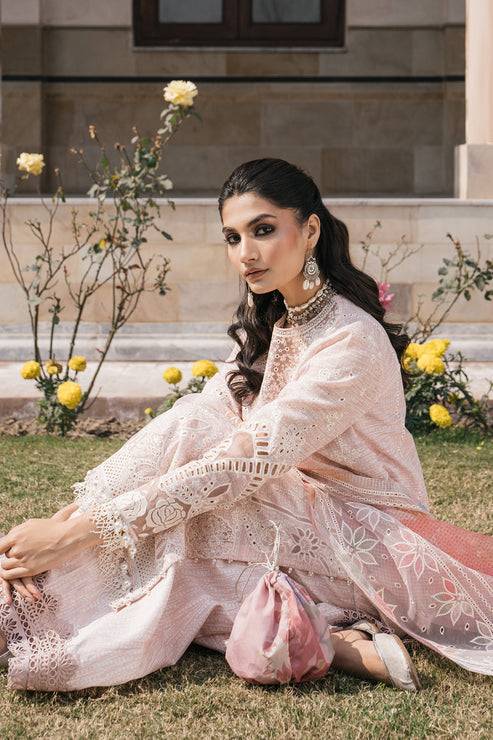 Jazmin | Shahkaar Luxury Lawn 24 | SL24-D8 - Pakistani Designer Dress - by Jazmin | Type: Luxury - 100% Original at Saira Sultan