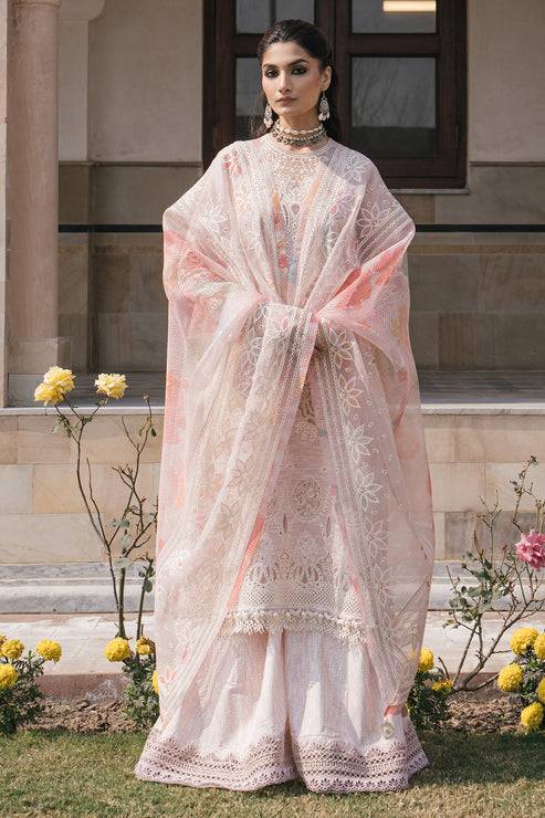 Jazmin | Shahkaar Luxury Lawn 24 | SL24-D8 - Pakistani Designer Dress - by Jazmin | Type: Luxury - 100% Original at Saira Sultan