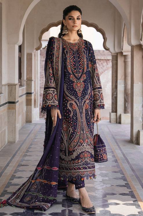 Jazmin | Shahkaar Luxury Lawn 24 | SL24-D9 - Pakistani Designer Dress - by Jazmin | Type: Luxury - 100% Original at Saira Sultan