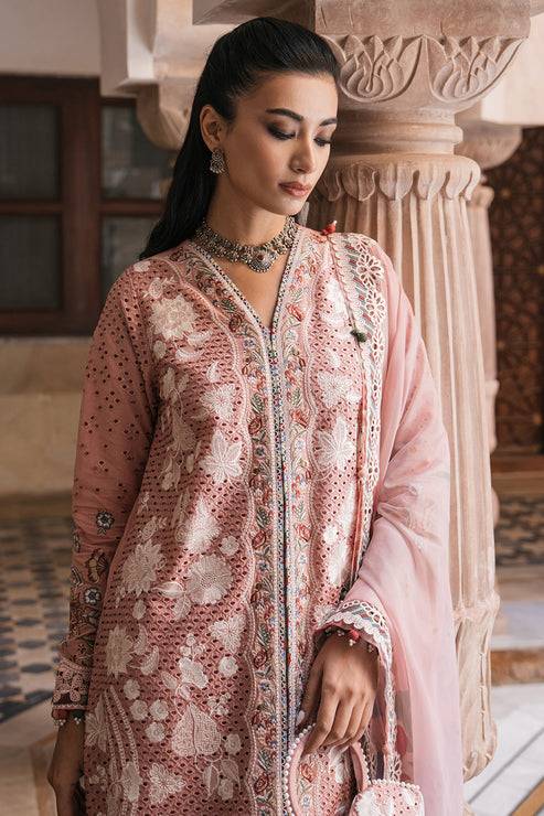 Jazmin | Shahkaar Luxury Lawn 24 | SL24-D4 - Pakistani Designer Dress - by Jazmin | Type: Luxury - 100% Original at Saira Sultan