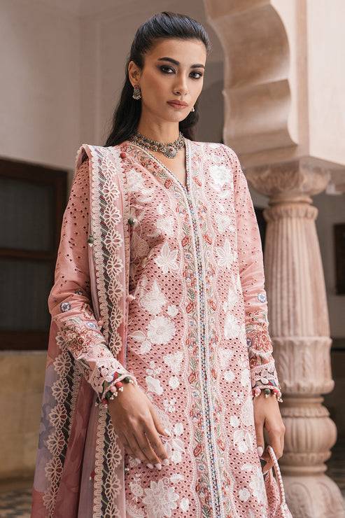 Jazmin | Shahkaar Luxury Lawn 24 | SL24-D4 - Pakistani Designer Dress - by Jazmin | Type: Luxury - 100% Original at Saira Sultan
