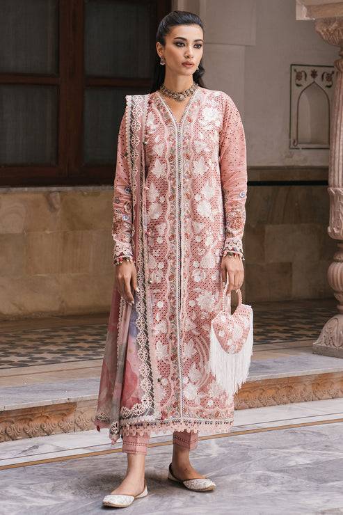 Jazmin | Shahkaar Luxury Lawn 24 | SL24-D4 - Pakistani Designer Dress - by Jazmin | Type: Luxury - 100% Original at Saira Sultan