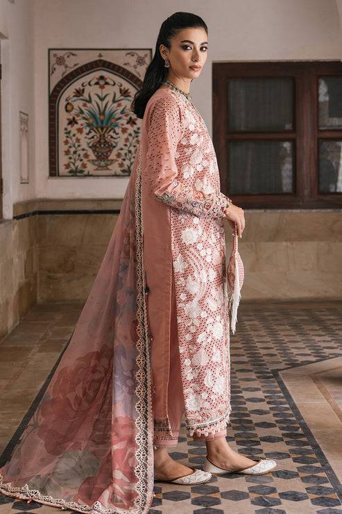 Jazmin | Shahkaar Luxury Lawn 24 | SL24-D4 - Pakistani Designer Dress - by Jazmin | Type: Luxury - 100% Original at Saira Sultan
