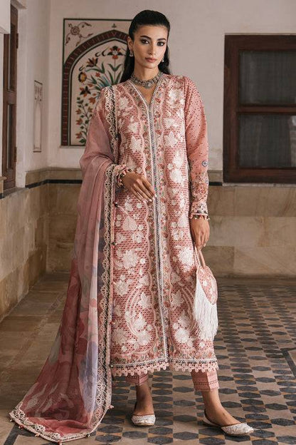 Jazmin | Shahkaar Luxury Lawn 24 | SL24-D4 - Pakistani Designer Dress - by Jazmin | Type: Luxury - 100% Original at Saira Sultan