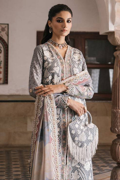 Jazmin | Shahkaar Luxury Lawn 24 | SL24-D3 - Pakistani Designer Dress - by Jazmin | Type: Luxury - 100% Original at Saira Sultan
