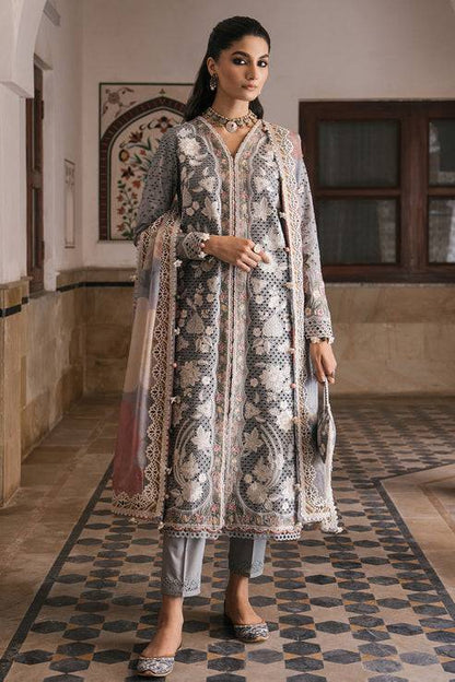 Jazmin | Shahkaar Luxury Lawn 24 | SL24-D3 - Pakistani Designer Dress - by Jazmin | Type: Luxury - 100% Original at Saira Sultan