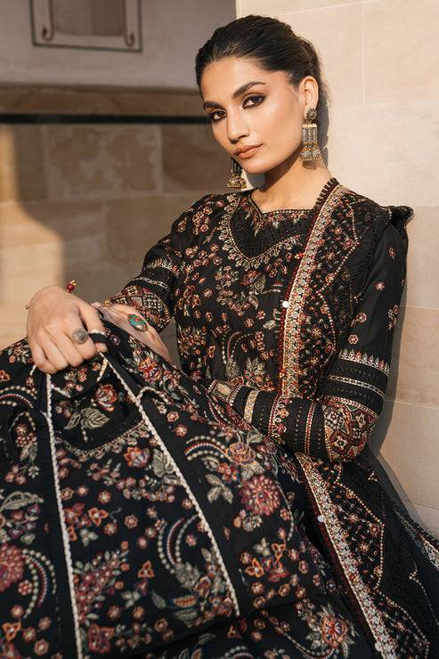 Jazmin | Shahkaar Luxury Lawn 24 | SL24-D15 - Pakistani Designer Dress - by Jazmin | Type: Luxury - 100% Original at Saira Sultan
