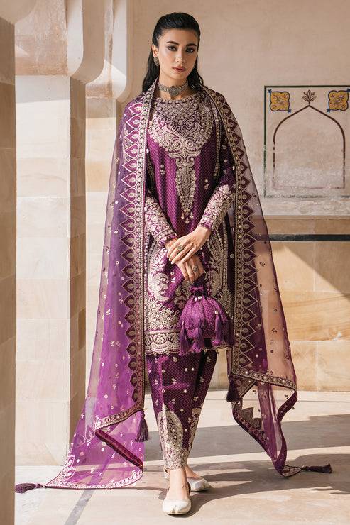 Jazmin | Shahkaar Luxury Lawn 24 | SL24-D6 - Pakistani Designer Dress - by Jazmin | Type: Luxury - 100% Original at Saira Sultan