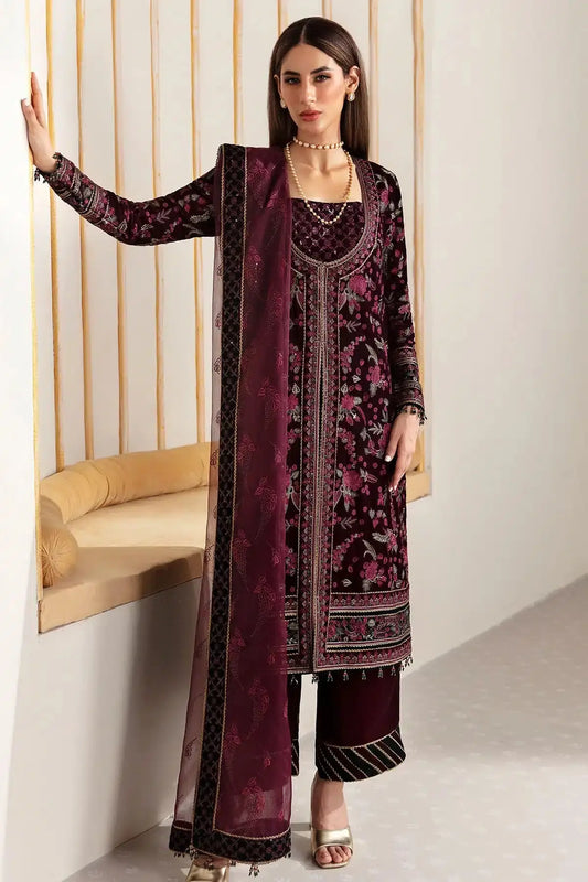 Jazmin | Velvet 23 | VF-2010 - Pakistani Designer Dress - by Jazmin | Type: Formal - 100% Original at Saira Sultan