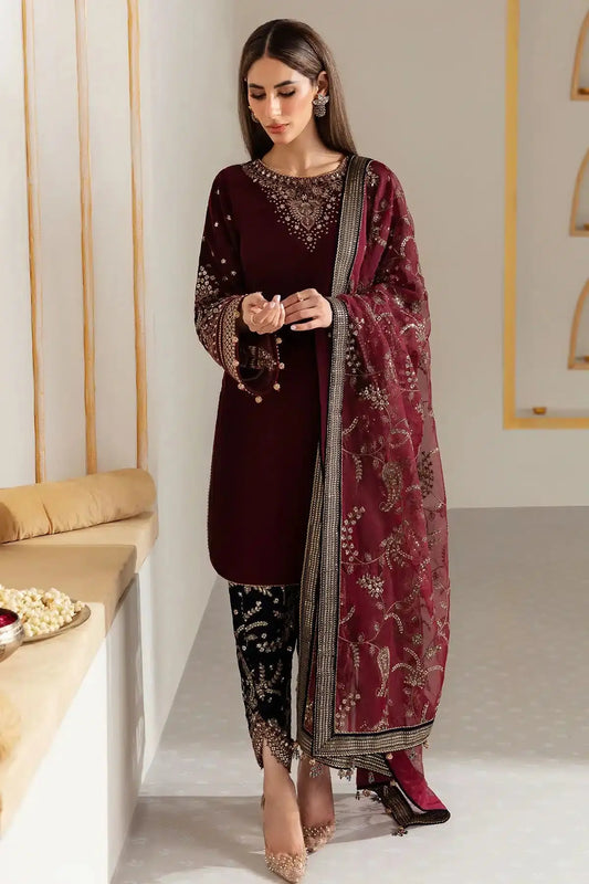 Jazmin | Velvet 23 | VF-2017 - Pakistani Designer Dress - by Jazmin | Type: Formal - 100% Original at Saira Sultan