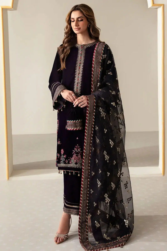 Jazmin | Velvet 23 | VF-2011 - Pakistani Designer Dress - by Jazmin | Type: Formal - 100% Original at Saira Sultan