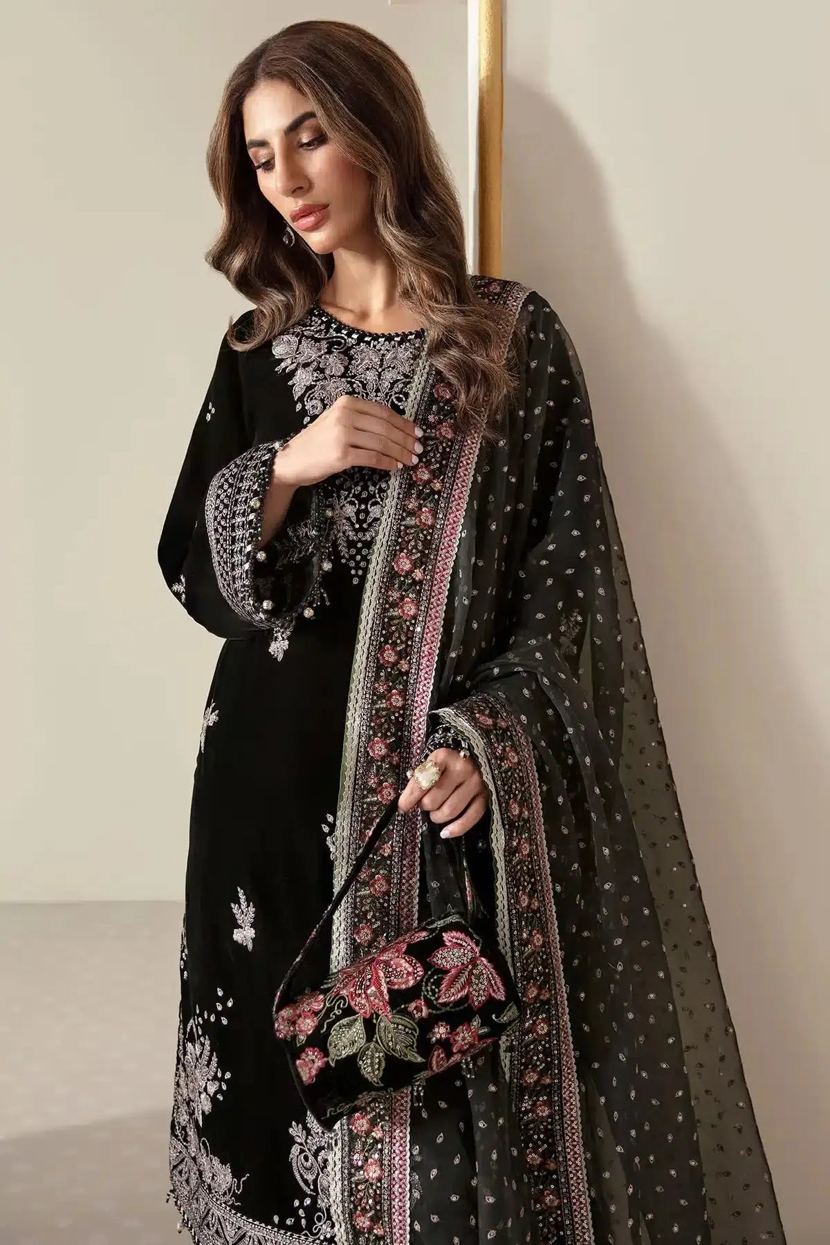 Jazmin | Velvet 23 | VF-2013 - Pakistani Designer Dress - by Jazmin | Type: Formal - 100% Original at Saira Sultan