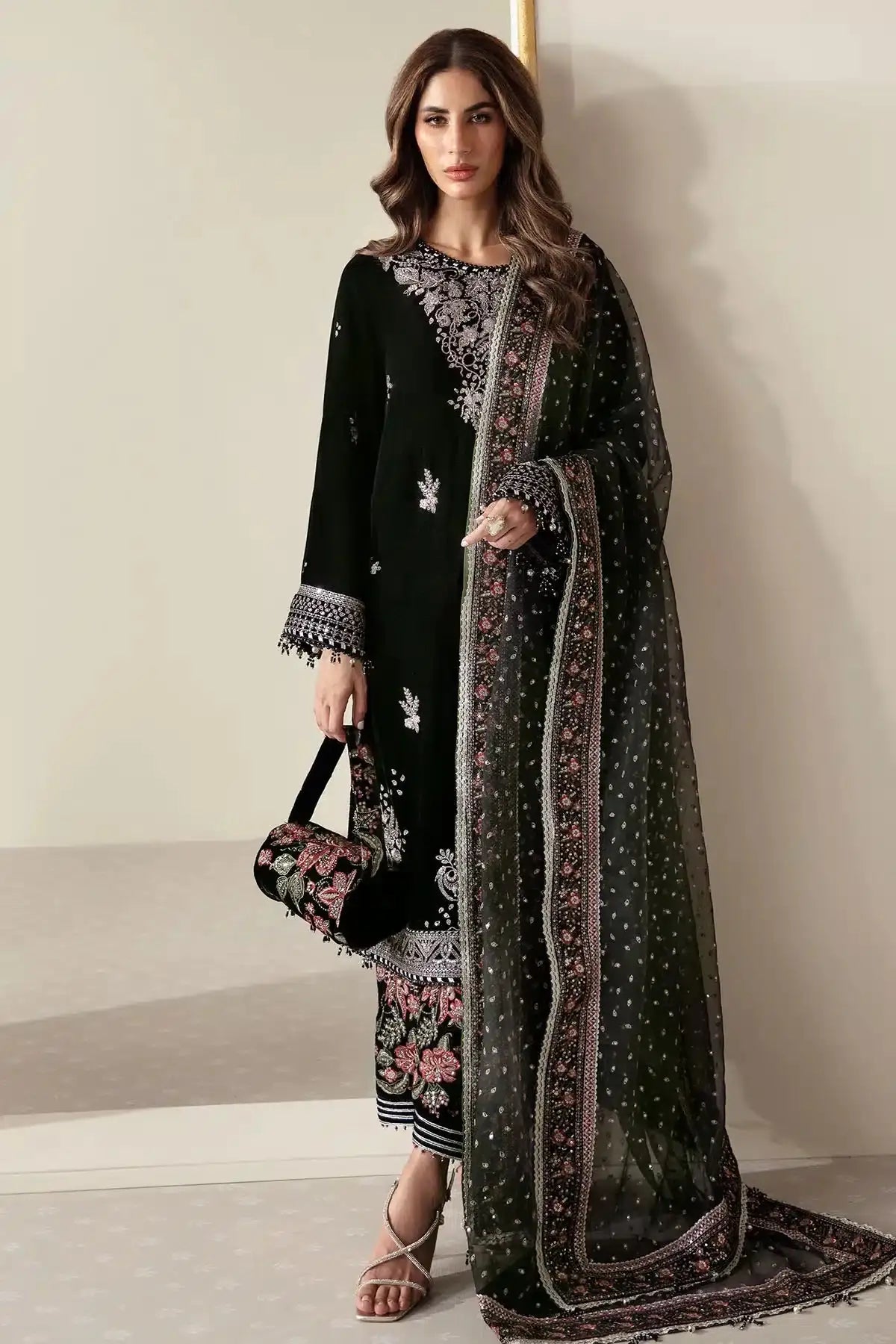Jazmin | Velvet 23 | VF-2013 - Pakistani Designer Dress - by Jazmin | Type: Formal - 100% Original at Saira Sultan