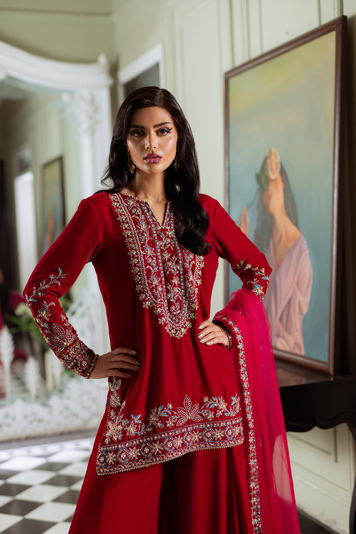 Saira Rizwan | Velvet Pret 25 | SHIREEN-SRVP25-04 by Saira Rizwan - Designer Dress - Type : Ladies Clothes - Available at Saira Sultan - 100% Original 