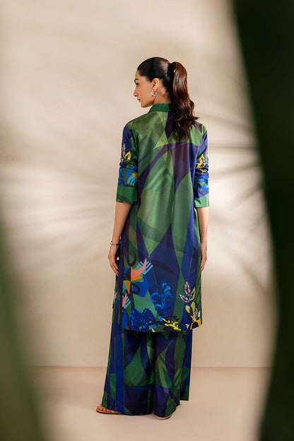Saira Rizwan | Silk Coords 25 | SHORELINE SERENADE - SRSP-25-08 - Pakistani Designer Dress - by Saira Rizwan - Type : Ladies Clothes - 100% Original at Saira Sultan