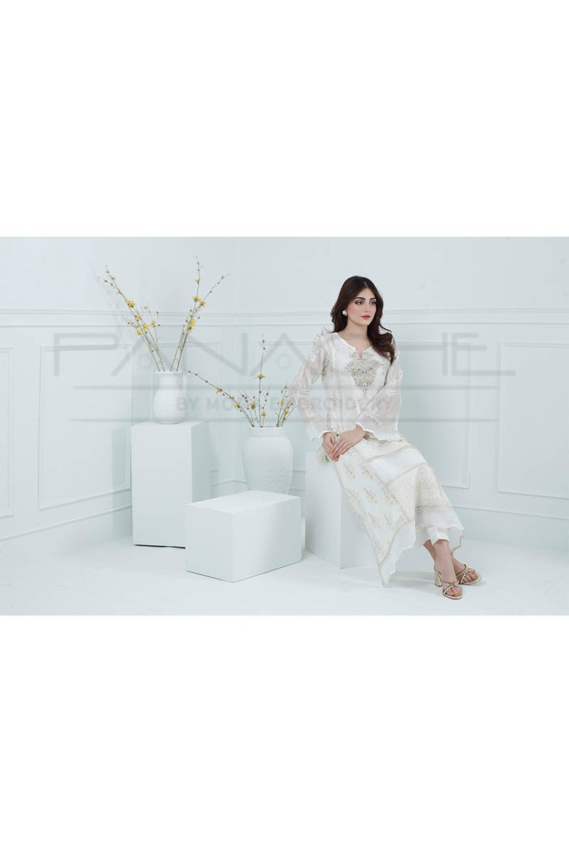 Panache | Pret | Ivory Mirage Large