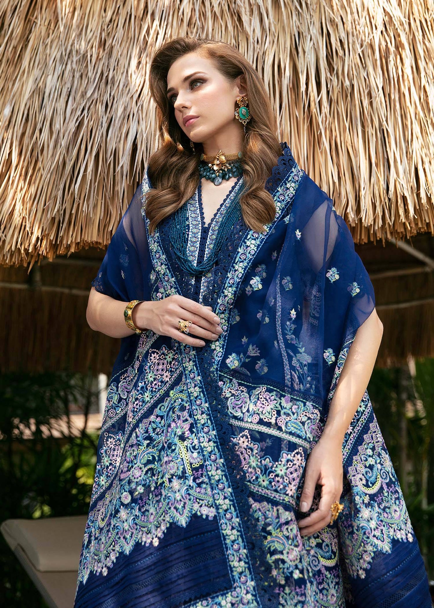 Kanwal Malik | Sareen Luxury Lawn 24 | Rohma - Pakistani Designer Dress - by Kanwal Malik | Type: Luxury - 100% Original at Saira Sultan