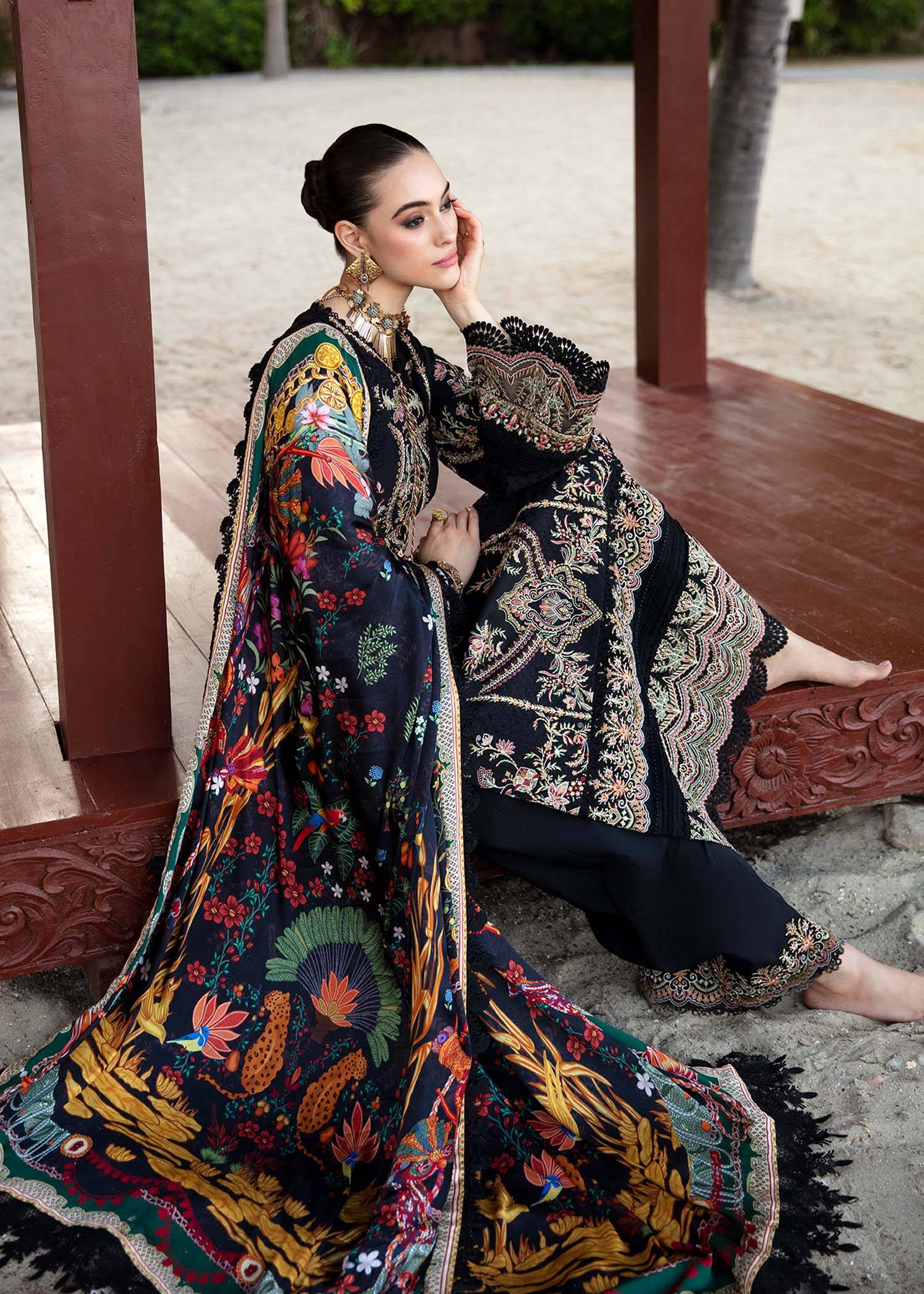 Kanwal Malik | Sareen Luxury Lawn 24 | Gloria - Pakistani Designer Dress - by Kanwal Malik | Type: Luxury - 100% Original at Saira Sultan