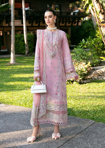 Kanwal Malik | Sareen Luxury Lawn 24 | Misty - Pakistani Designer Dress - by Kanwal Malik | Type: Luxury - 100% Original at Saira Sultan