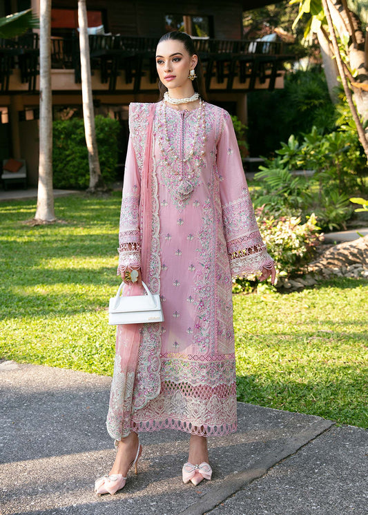 Kanwal Malik | Sareen Luxury Lawn 24 | Misty - Pakistani Designer Dress - by Kanwal Malik | Type: Luxury - 100% Original at Saira Sultan