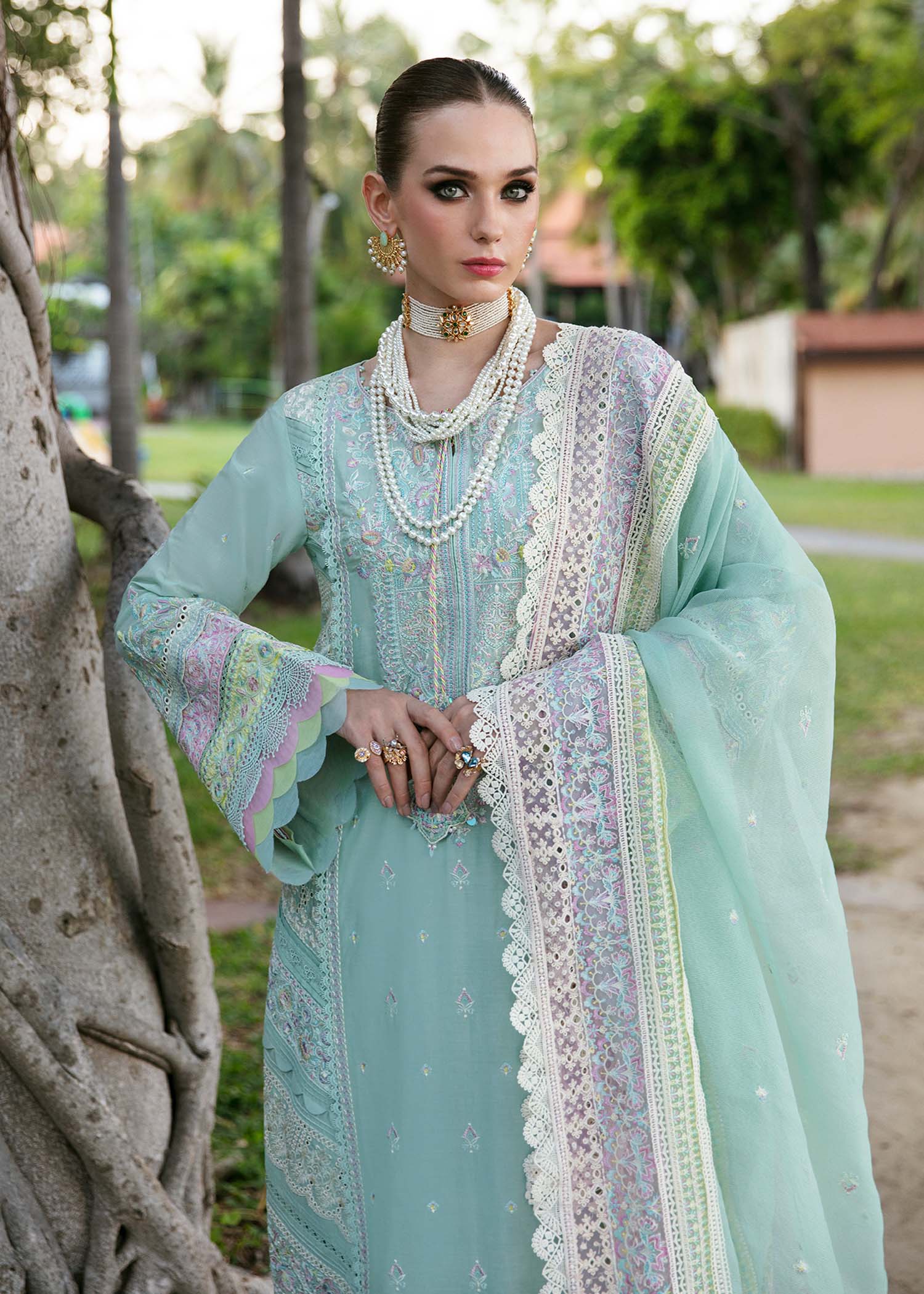 Kanwal Malik | Sareen Luxury Lawn 24 | Camilla - Pakistani Designer Dress - by Kanwal Malik | Type: Luxury - 100% Original at Saira Sultan