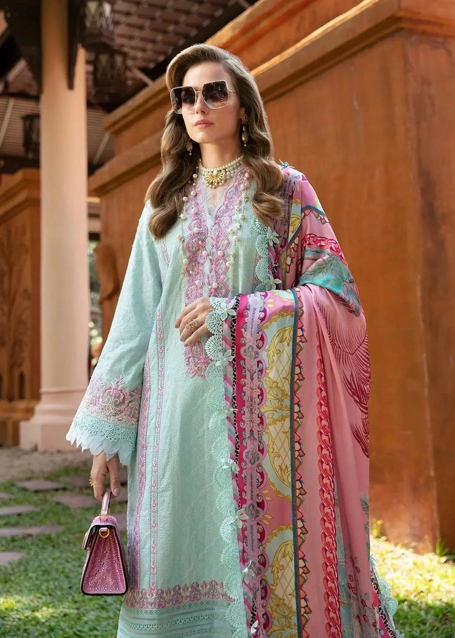 Kanwal Malik | Sareen Luxury Lawn 24 | Lilly - Pakistani Designer Dress - by Kanwal Malik | Type: Luxury - 100% Original at Saira Sultan