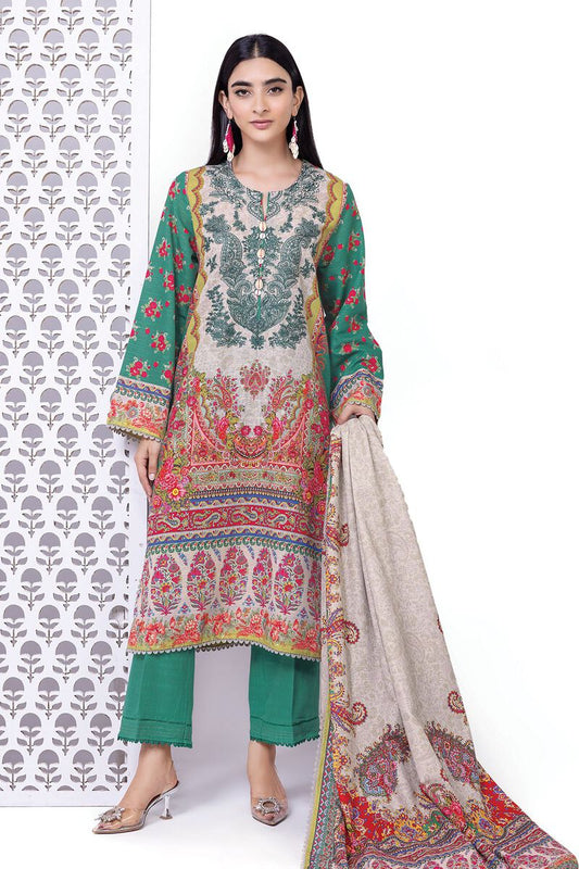 Khaadi | My Winter Mood | KW04 XS Green Khaddar