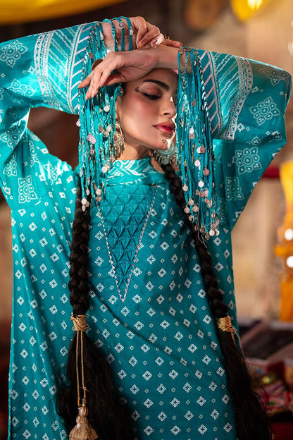 Gul Ahmed | Chunri Lawn 25 | CL-52178 B L Ferozi Lawn