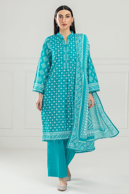Gul Ahmed | Chunri Lawn 25 | CL-52178 B XS Ferozi Lawn