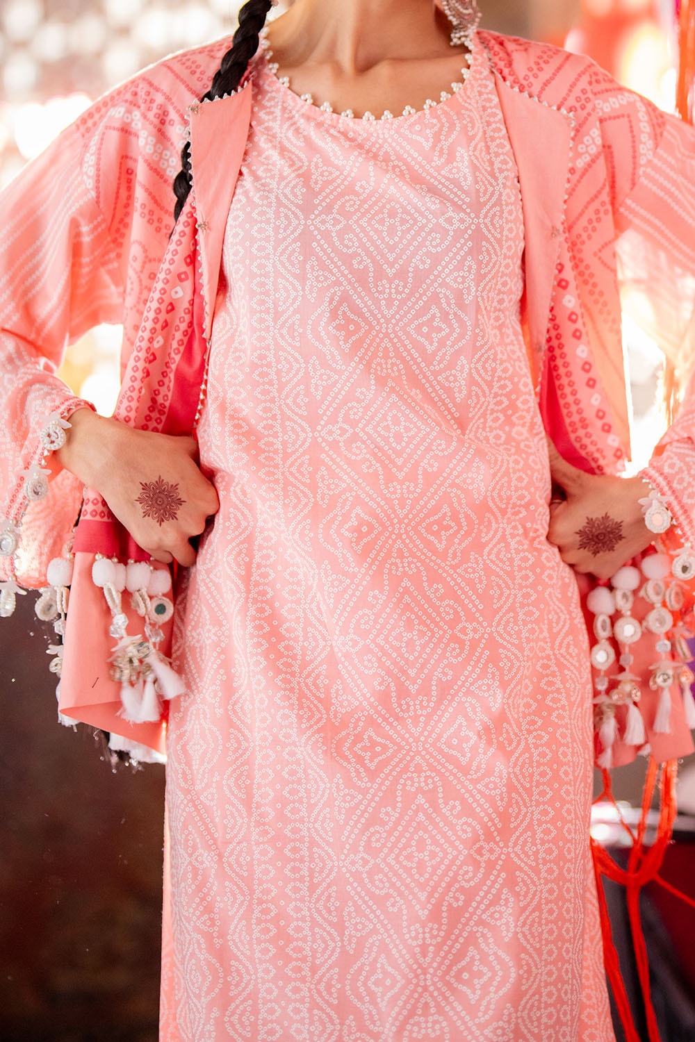 Gul Ahmed | Chunri Lawn 25 | CL-52179 A M Pink Lawn