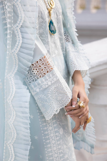 LSM | Spring Embroidered 24 | A-8 - Pakistani Designer Dress - by LSM | Type: Luxury - 100% Original at Saira Sultan