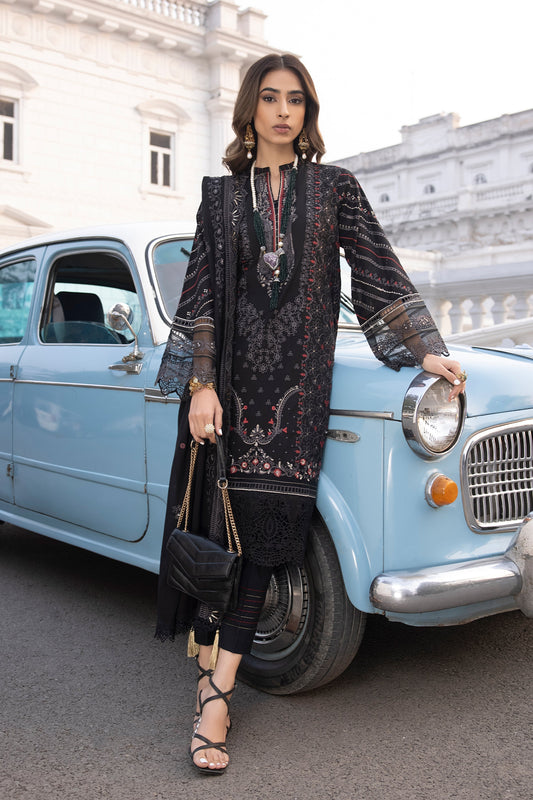 LSM | Spring Embroidered 24 | A-12 - Pakistani Designer Dress - by LSM | Type: Luxury - 100% Original at Saira Sultan