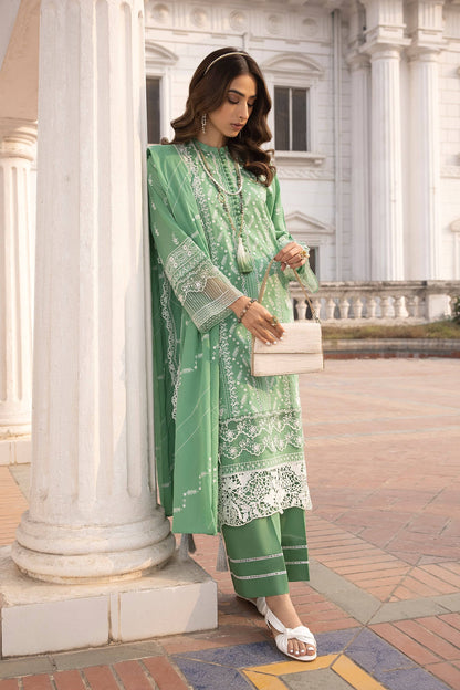 LSM | Spring Embroidered 24 | A-2 - Pakistani Designer Dress - by LSM | Type: Luxury - 100% Original at Saira Sultan