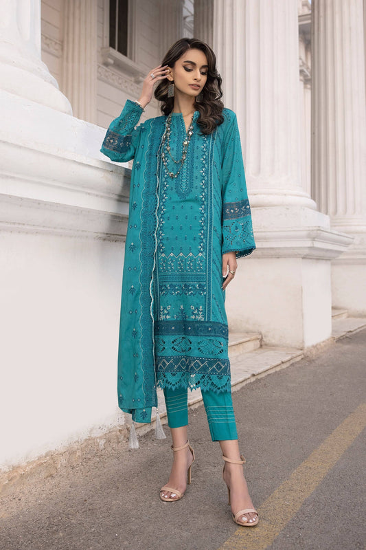 LSM | Spring Embroidered 24 | A-5 - Pakistani Designer Dress - by LSM | Type: Luxury - 100% Original at Saira Sultan