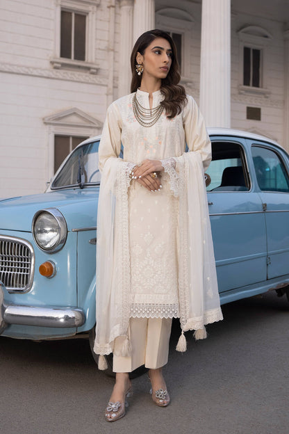 LSM | Spring Embroidered 24 | A-11 - Pakistani Designer Dress - by LSM | Type: Luxury - 100% Original at Saira Sultan