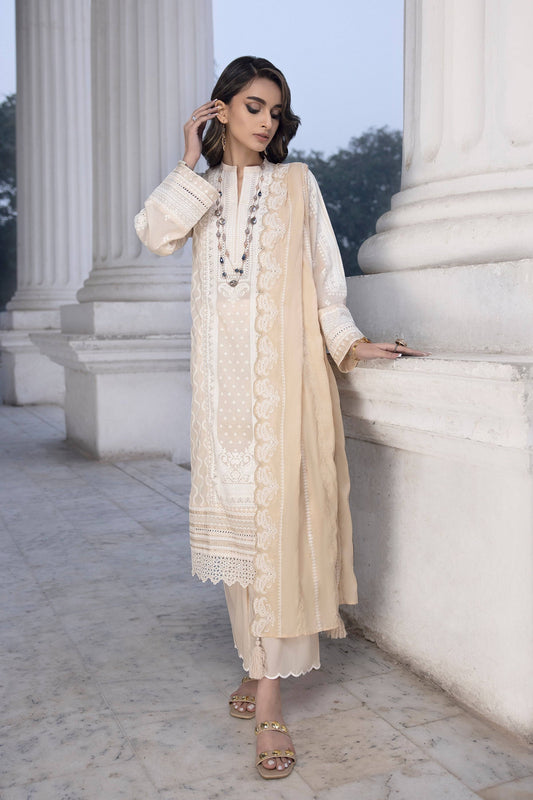 LSM | Spring Embroidered 24 | A-6 - Pakistani Designer Dress - by LSM | Type: Luxury - 100% Original at Saira Sultan