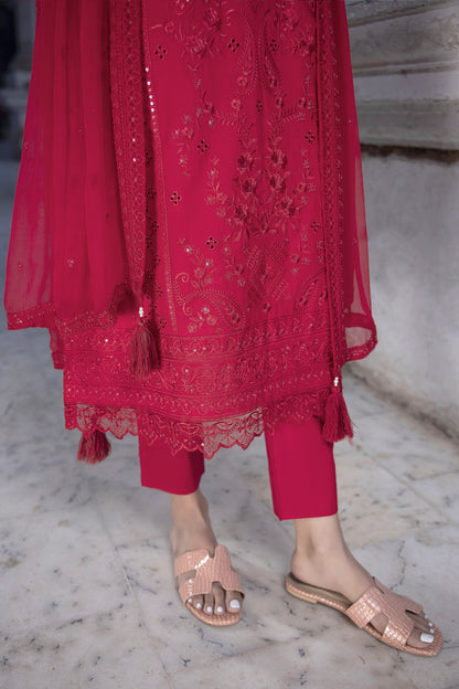 LSM | Spring Embroidered 24 | A-15 - Pakistani Designer Dress - by LSM | Type: Luxury - 100% Original at Saira Sultan