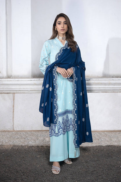 LSM | Spring Embroidered 24 | A-1 - Pakistani Designer Dress - by LSM | Type: Luxury - 100% Original at Saira Sultan