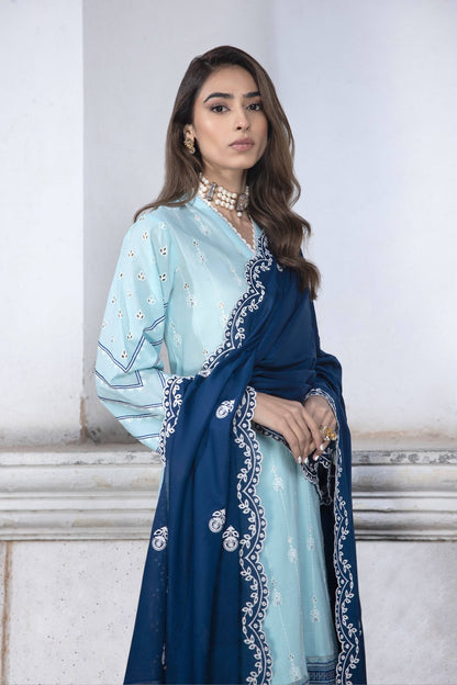 LSM | Spring Embroidered 24 | A-1 - Pakistani Designer Dress - by LSM | Type: Luxury - 100% Original at Saira Sultan