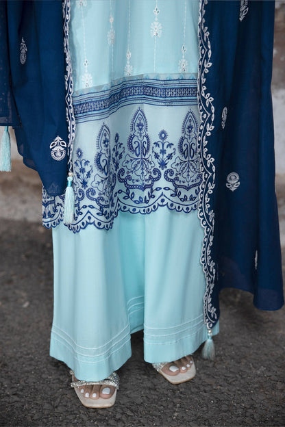 LSM | Spring Embroidered 24 | A-1 - Pakistani Designer Dress - by LSM | Type: Luxury - 100% Original at Saira Sultan