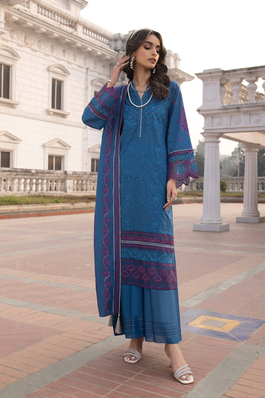 LSM | Spring Embroidered 24 | A-4 - Pakistani Designer Dress - by LSM | Type: Luxury - 100% Original at Saira Sultan
