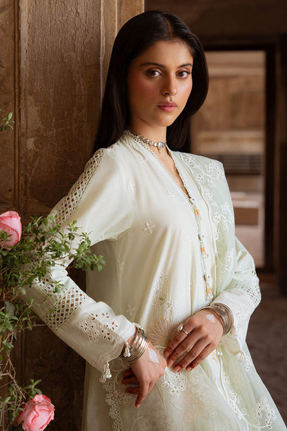 Cross Stitch | Eid Lawn Edit 25 | AQUA SERENITY L Mint Lawn
