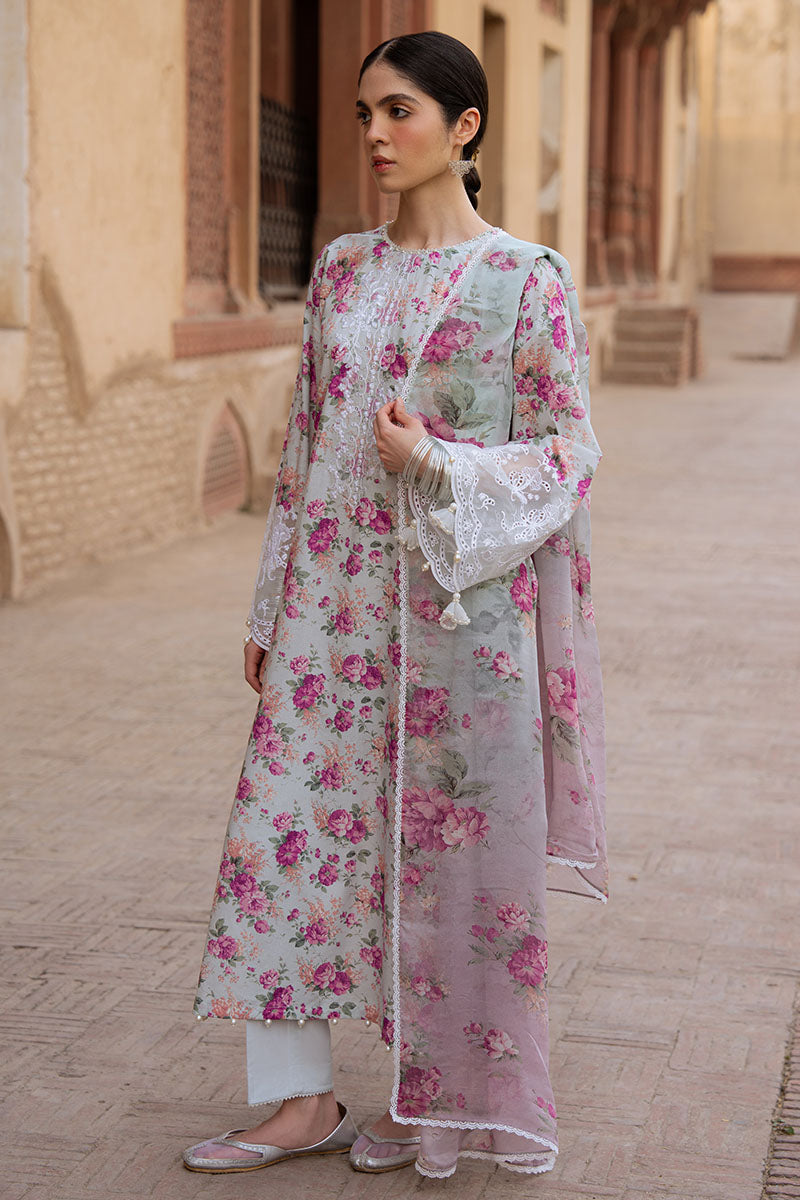 Cross Stitch | Eid Lawn Edit 25 | SPARKLING GEM XL Gray Lawn