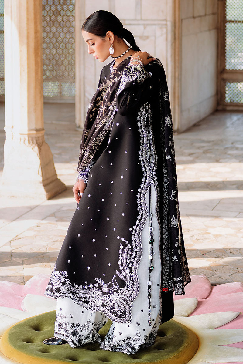 Cross Stitch | Eid Lawn Edit 25 | EBONY VOGUE L Black Lawn