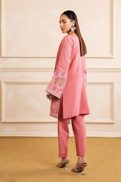 Maryum N Maria | Zaira Pret | LAYLA M Champagne Pink Viscose Katan