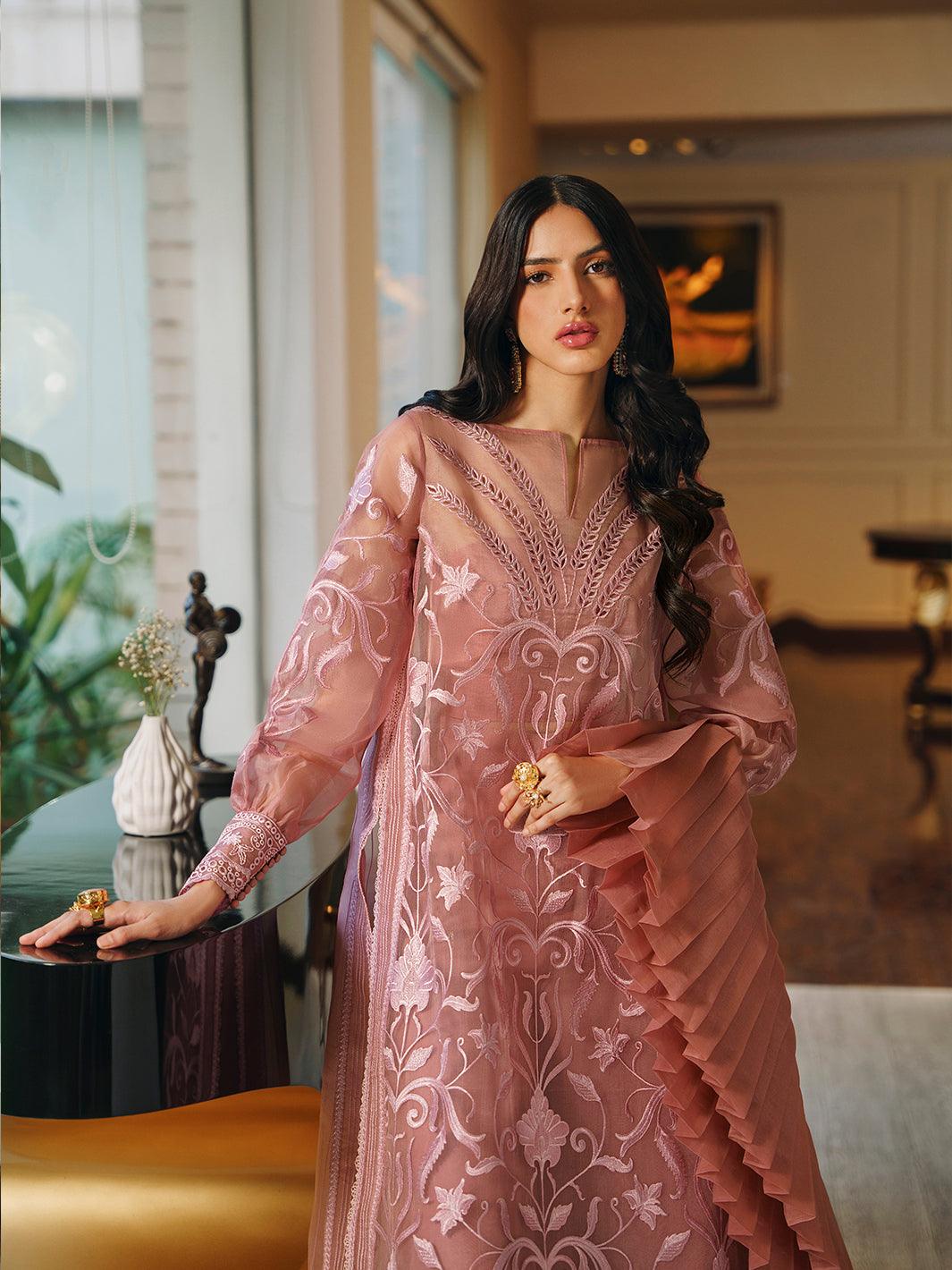 Amroz Atelier | Reveur Formals | Le Rosƒ¨ - Pakistani Designer Dress - by Amroz Atelier | Type: Formal - 100% Original at Saira Sultan