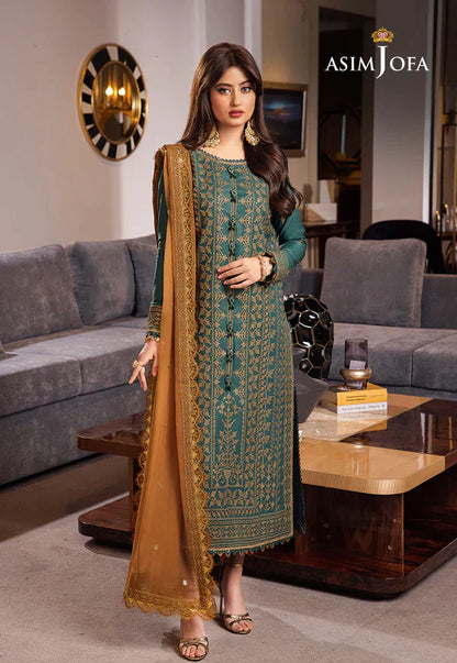 Asim Jofa | Rang e Noor 23 | AJRN-11 - Pakistani Designer Dress - by Asim Jofa | Type: Formal - 100% Original at Saira Sultan