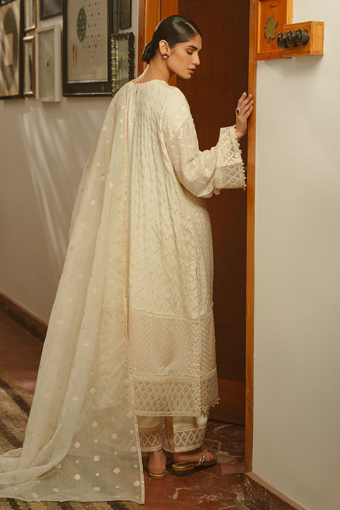Cross Stitch | Luxe Atelier 25 | GENTEL GLAZE S Ivory Chiffon